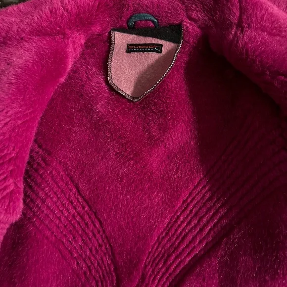 Custo Barcelona retro faux fur lined jacket - Picture 3 of 5